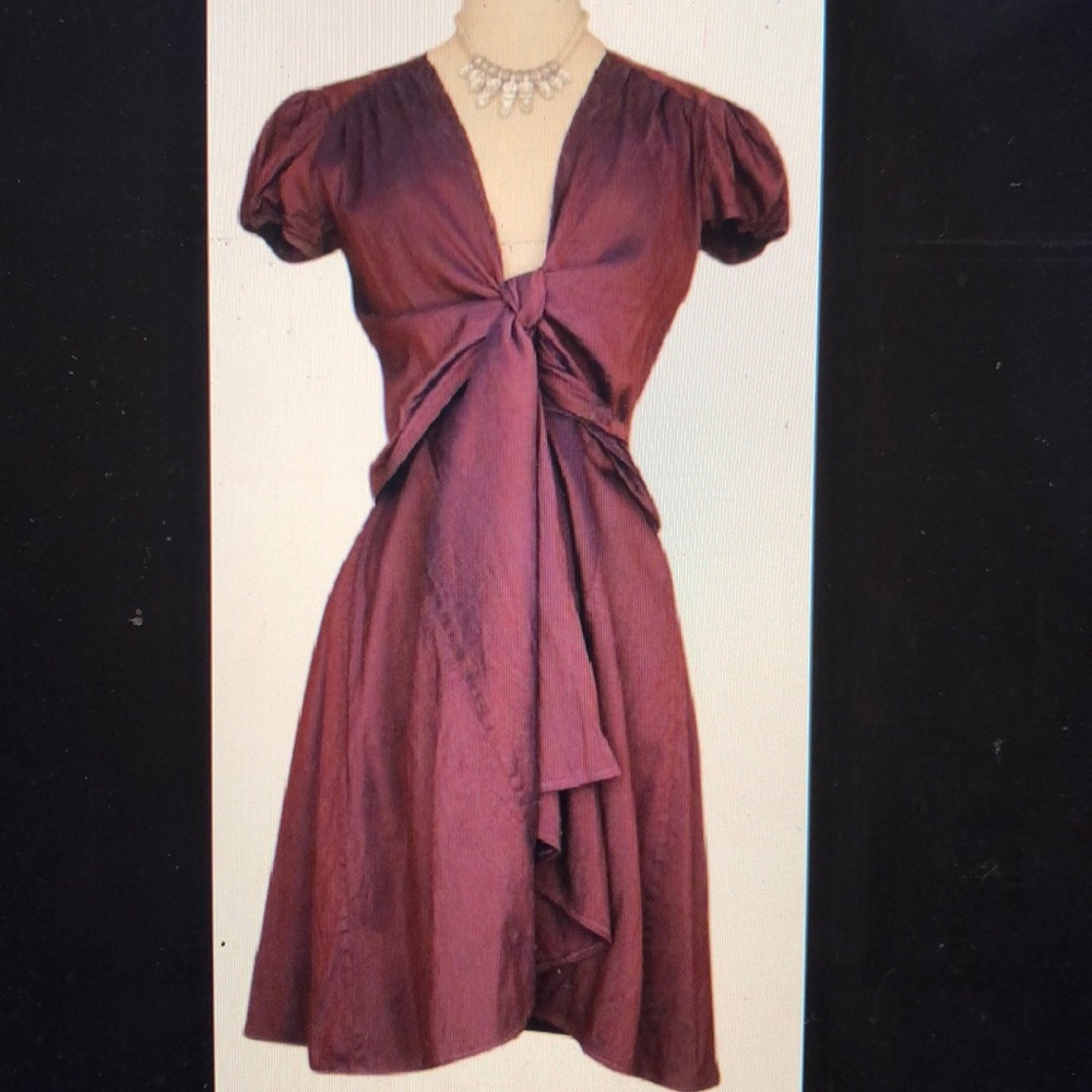 Calypso St. Barth Silk Wrap Dress in Royal Blue